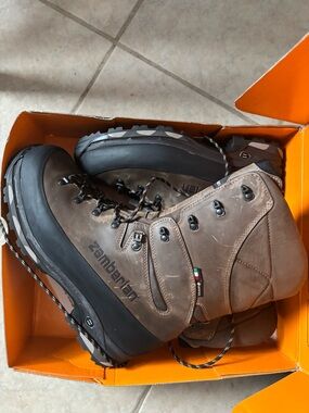 Zamberlan Men's Brown Rain & Snow Boots - Waterproof Protection